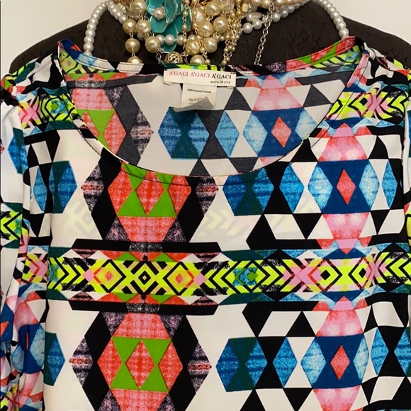 A’gaci women’s multi color dress - Picture 2 of 5